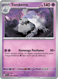 Tomberro 106/198 Écarlate et Violet