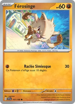 Férosinge 107/198 Écarlate et Violet