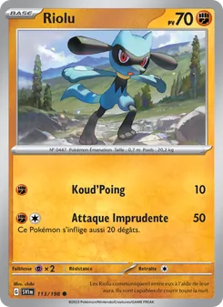Riolu 113/198 Écarlate et Violet