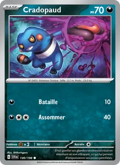 Cradopaud 130/198 Écarlate et Violet