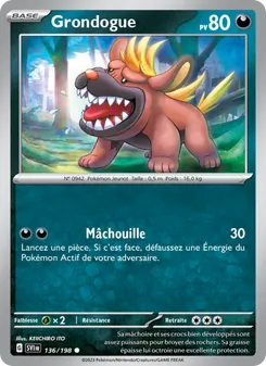 Grondogue 136/198 Écarlate et Violet