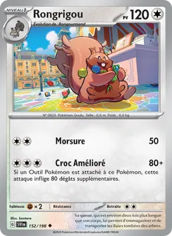 Rongrigou 152/198 Écarlate et Violet