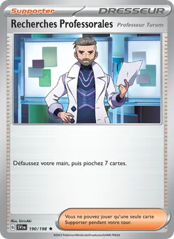 Recherches Professorales 190/198 Écarlate et Violet
