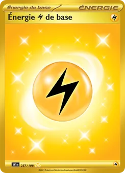 Énergie Lightning de base 257/198 Écarlate et Violet
