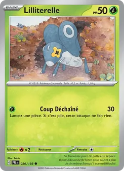 Lilliterelle 020/193 Évolutions à Paldea