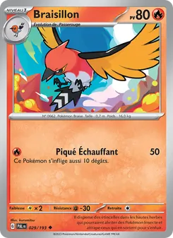 Braisillon 029/193 Évolutions à Paldea