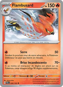 Flambusard 030/193 Évolutions à Paldea