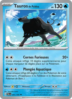 Tauros de Paldea 041/193 Évolutions à Paldea