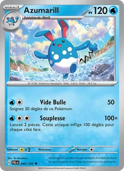 Azumarill 045/193 Évolutions à Paldea