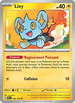 Lixy 068/193 Évolutions à Paldea
