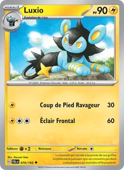 Luxio 070/193 Évolutions à Paldea