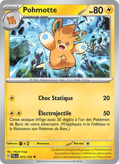 Pohmotte 075/193 Évolutions à Paldea