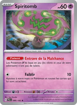 Spiritomb 089/193 Évolutions à Paldea