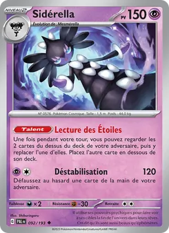 Sidérella 092/193 Évolutions à Paldea