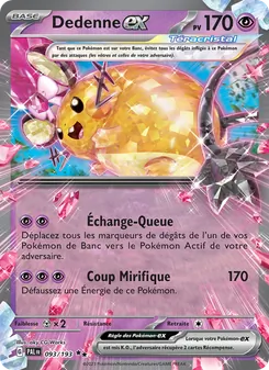 Dedenne-ex 093/193 Évolutions à Paldea