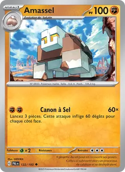 Amassel 122/193 Évolutions à Paldea