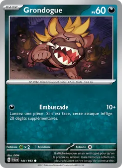 Grondogue 141/193 Évolutions à Paldea