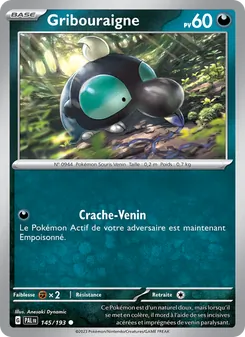 Gribouraigne 145/193 Évolutions à Paldea