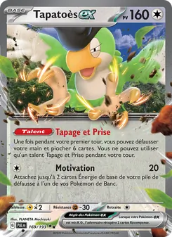 Tapatoès-ex 169/193 Évolutions à Paldea