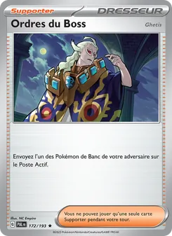 Ordres du Boss 172/193 Évolutions à Paldea