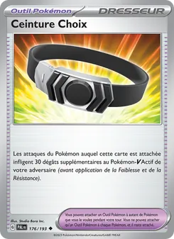 Ceinture Choix 176/193 Évolutions à Paldea