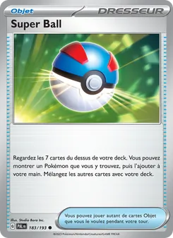 Super Ball 183/193 Évolutions à Paldea