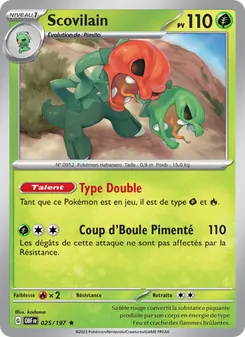 Scovilain 025/197 Flammes Obsidiennes