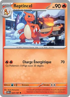 Reptincel 027/197 Flammes Obsidiennes