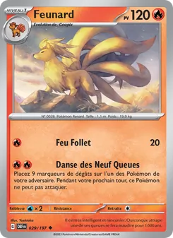 Feunard 029/197 Flammes Obsidiennes