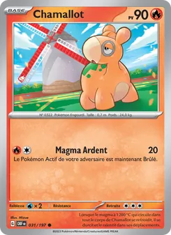 Chamallot 031/197 Flammes Obsidiennes