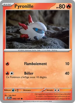 Pyronille 040/197 Flammes Obsidiennes