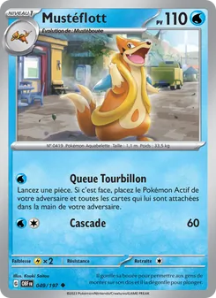 Mustéflott 049/197 Flammes Obsidiennes