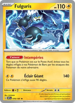 Fulguris 070/197 Flammes Obsidiennes