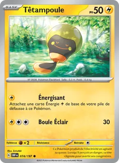 Têtampoule 074/197 Flammes Obsidiennes
