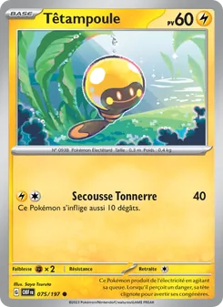 Têtampoule 075/197 Flammes Obsidiennes