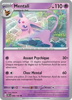 Mentali 086/197 Flammes Obsidiennes