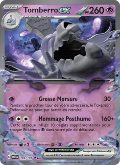 Tomberro-ex 102/197 Flammes Obsidiennes