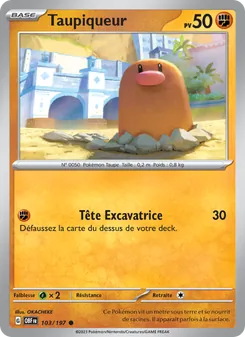 Taupiqueur 103/197 Flammes Obsidiennes