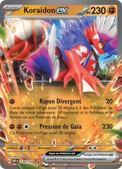 Koraidon-ex 124/197 Flammes Obsidiennes