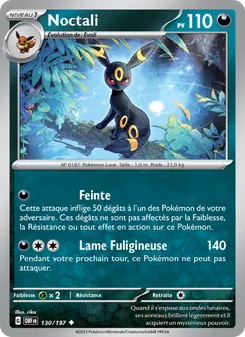 Noctali 130/197 Flammes Obsidiennes