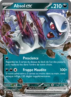 Absol-ex 135/197 Flammes Obsidiennes