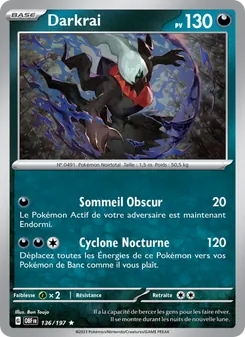 Darkrai 136/197 Flammes Obsidiennes