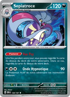 Sepiatroce 138/197 Flammes Obsidiennes