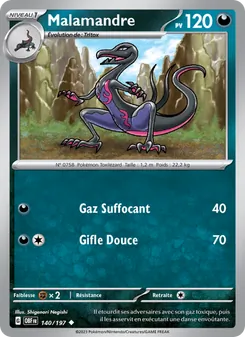 Malamandre 140/197 Flammes Obsidiennes