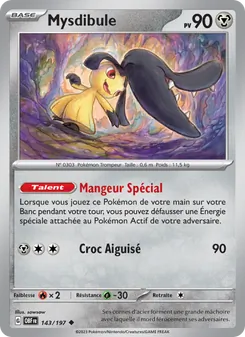 Mysdibule 143/197 Flammes Obsidiennes