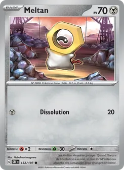 Meltan 152/197 Flammes Obsidiennes