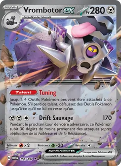 Vrombotor-ex 156/197 Flammes Obsidiennes