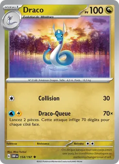 Draco 158/197 Flammes Obsidiennes