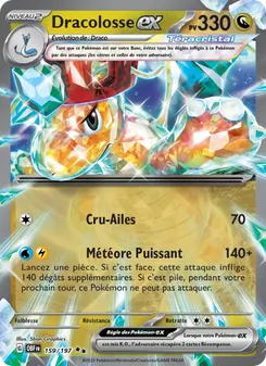 Dracolosse-ex 159/197 Flammes Obsidiennes