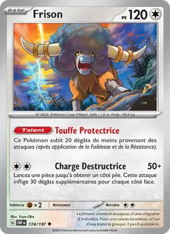 Frison 174/197 Flammes Obsidiennes